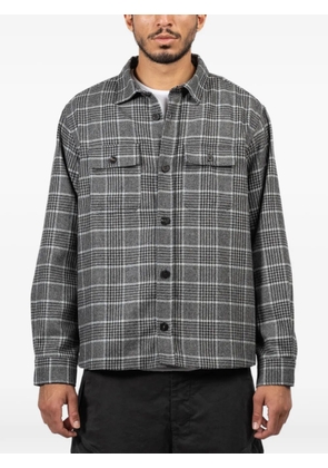 04651/TRIP IN A BAG check pocket shirt - Grey