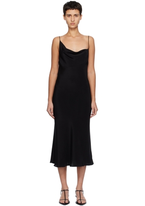 Silk Laundry Black Carrie Midi Dress