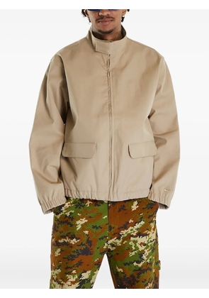 Nike zip-fastening pocketed windbreaker - Brown
