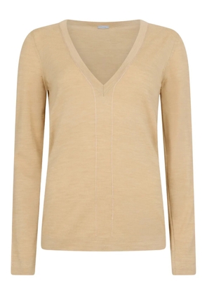 Malo V-neck top - Neutrals