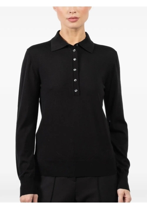 Kulson buttoned knitwear - Black