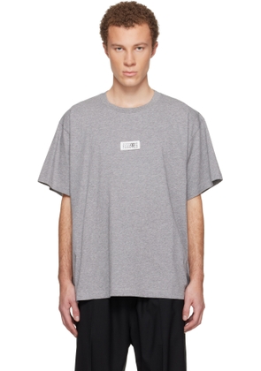 MM6 Maison Margiela Gray Numeric Cotton T-shirt