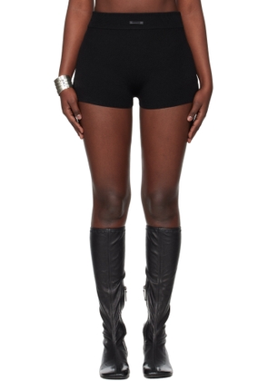 Fear of God ESSENTIALS Black Holiday Rib Boy Shorts