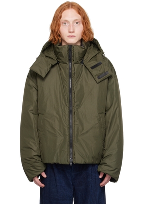Juun.J Green Vented Puffer Jacket