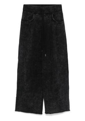 R13 cropped track pants - Black