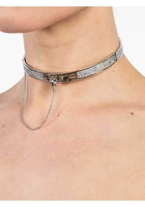 Eddie Borgo chain choker necklace - Silver