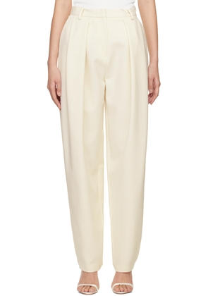 Magda Butrym Off-White Tapered Trousers