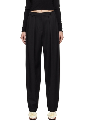 Magda Butrym Black Tapered Trousers