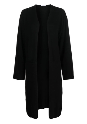 Malo draped cashmere cardigan - Black