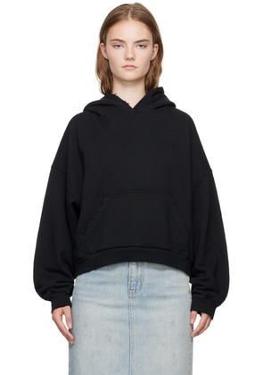 We11done Black Layered Hoodie