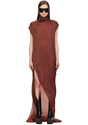 Rick Owens Brown EDFU T Maxi Dress