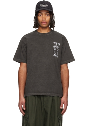 Neighborhood Gray 'TEE S/S-14' T-shirt