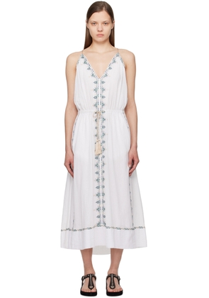 Isabel Marant Etoile White Siana Midi Dress