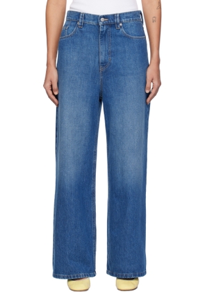 Axel Arigato Blue Clara Wide-Leg Jeans