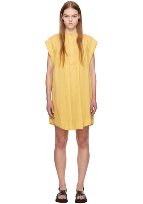 Isabel Marant Etoile Yellow Leazali Minidress