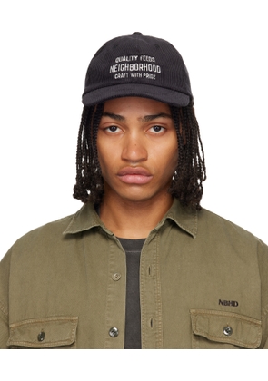 Neighborhood Black Corduroy Dad Cap