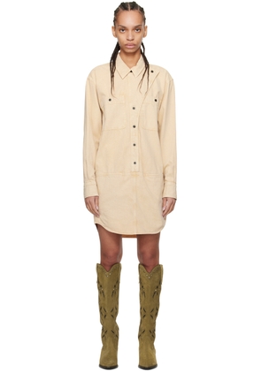 Isabel Marant Etoile Beige Ilaya Minidress