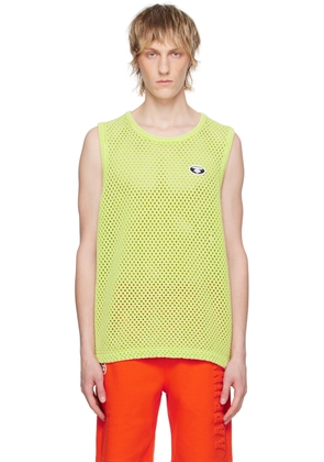AAPE by A Bathing Ape Green Patch Tank Top