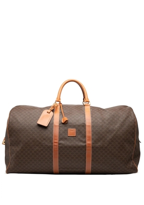 Celine Pre-Owned 1998 Macadam Coated Canvas travel bag - Brown