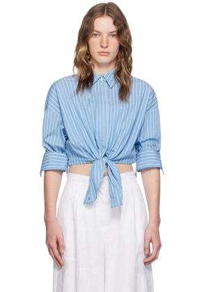 Staud Blue Lisa Shirt