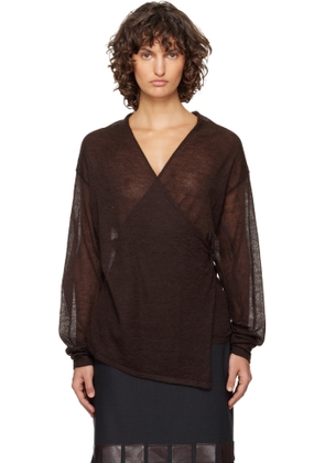 Paloma Wool Brown Sudi Cardigan
