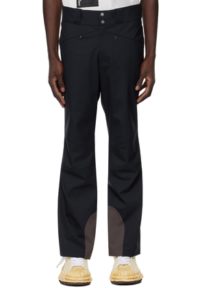 kolor Navy Paneled Trousers