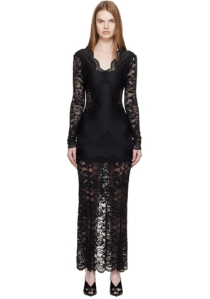 Rabanne Black Lace Maxi Dress