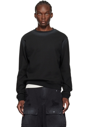 We11done Black Faded Sweatshirt