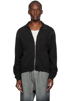 We11done Black Zip Sweater