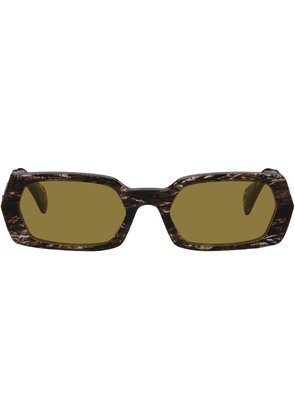 RETROSUPERFUTURE Brown 'L'Altro' Sunglasses