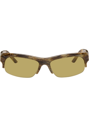 RETROSUPERFUTURE Brown Scatto Sunglasses