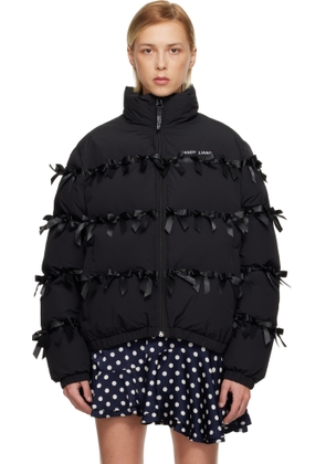 Sandy Liang Black Present Puffer Jacket
