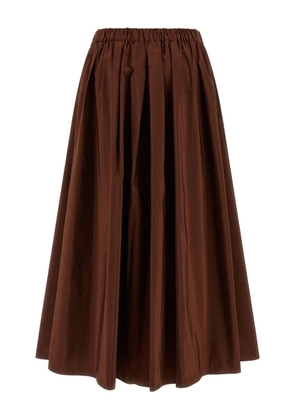 Weekend Max Mara Bruno elasticated flared skirt - Brown