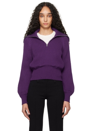 High Sport Purple Chester Sweater