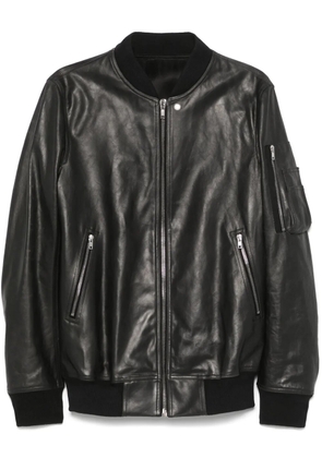 Rick Owens leather jacket - Black