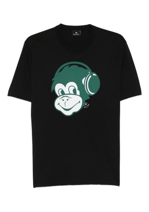 PS Paul Smith monkey-print T-shirt - Black