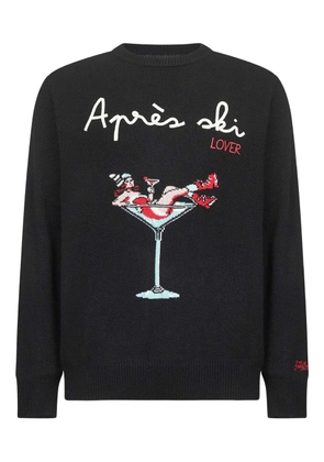 MC2 Saint Barth Heron graphic sweater - Black