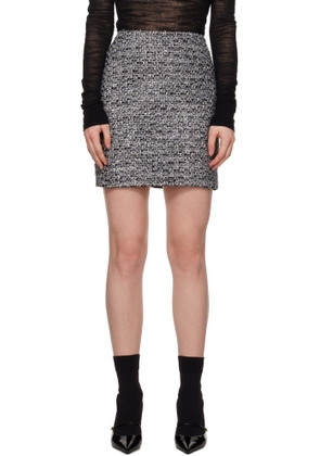 Juun.J Gray Tweed Miniskirt