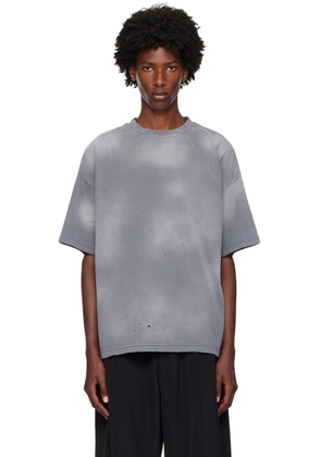 We11done Gray Dyed T-Shirt