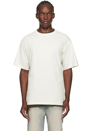 We11done Off-White Pearl Bear T-Shirt