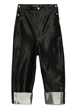 Junya Watanabe lamé jeans - Black