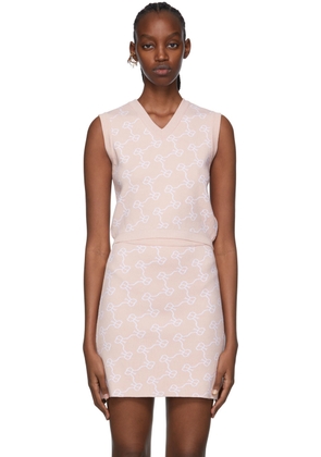Rokh Pink Viscose Vest