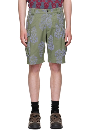 paria /FARZANEH Green Cotton Shorts