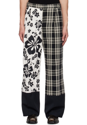 Walter Van Beirendonck Black Star Trousers