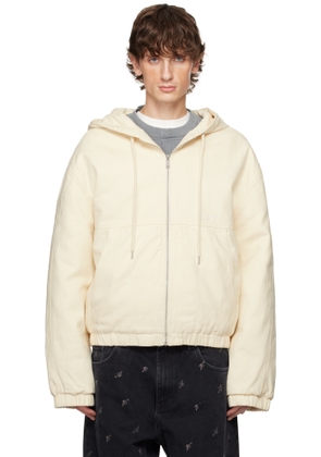 Axel Arigato Off-White Moss Padded Denim Jacket