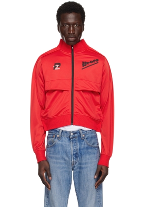 Prototypes Red Cropped Track Jacket
