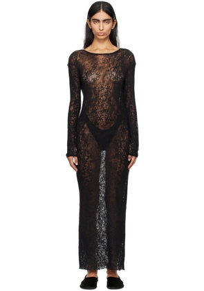 Gabriela Coll Garments Black No.293 Maxi Dress