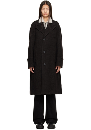 WOOYOUNGMI Brown Single Coat