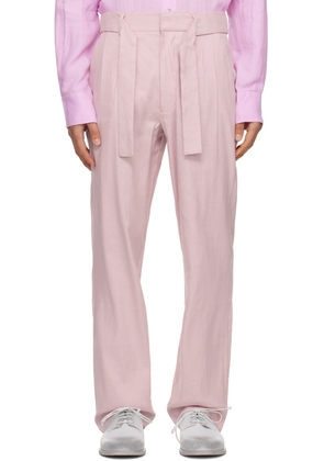 COMMAS Pink Tailored Trousers