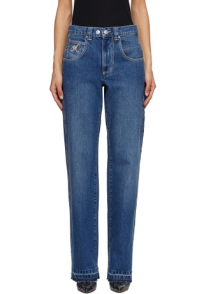 Isabel Marant Blue Jeyda Jeans